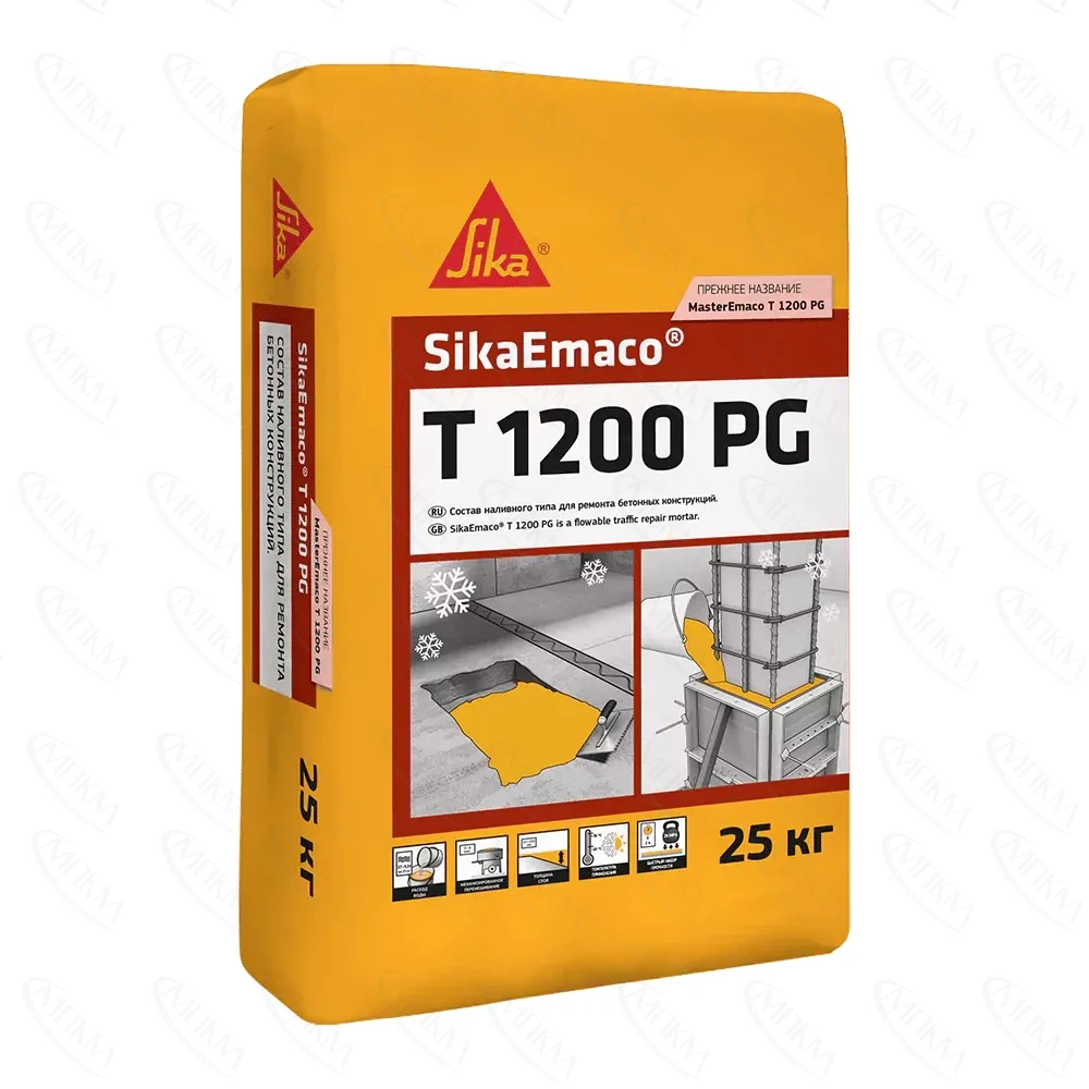 Наливная ремонтная смесь SikaEmaco T 1200 PG Наливная ремонтная смесь SikaEmaco T 1200 PG