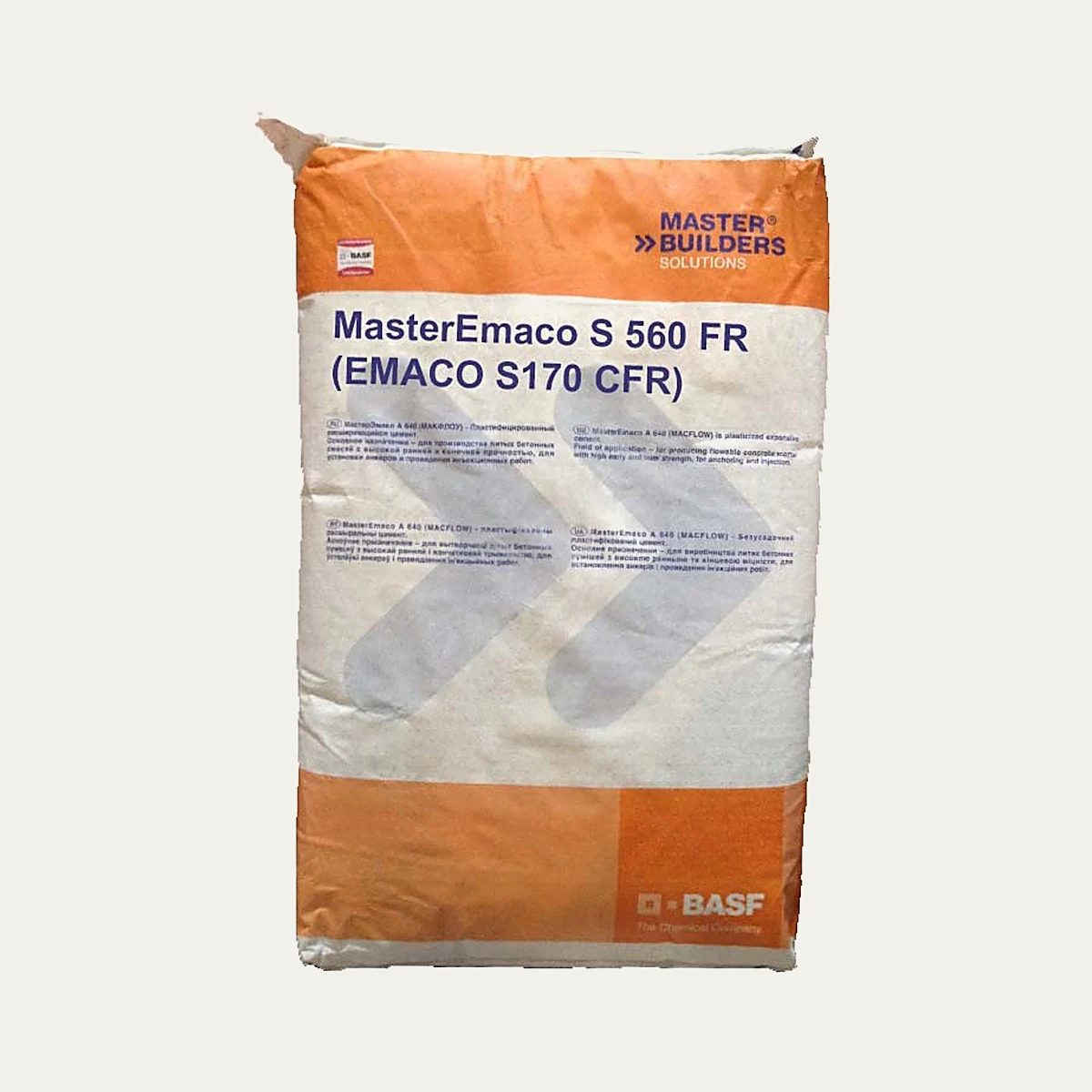 Ремонтная смесь MasterEmaco S 560 FR (Emaco S170 CFR) Ремонтная смесь MasterEmaco S 560 FR (Emaco S170 CFR)