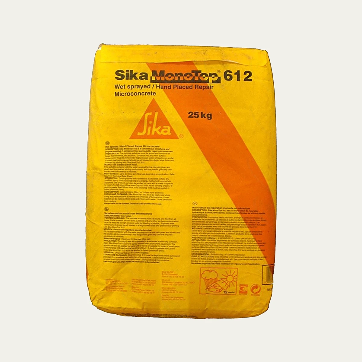 Смесь для ремонта бетона Sika MonoTop 612 Смесь для ремонта бетона Sika MonoTop 612