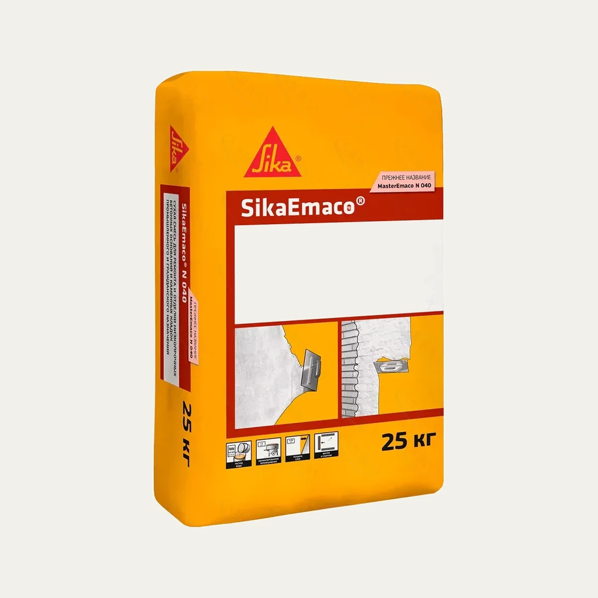 Фибронаполненная смесь SikaEmaco N 040 Фибронаполненная смесь SikaEmaco N 040