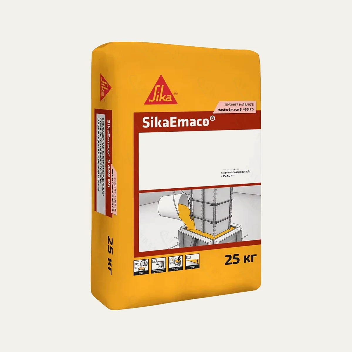 Наливная ремсмесь SikaEmaco S 488 PG Наливная ремсмесь SikaEmaco S 488 PG
