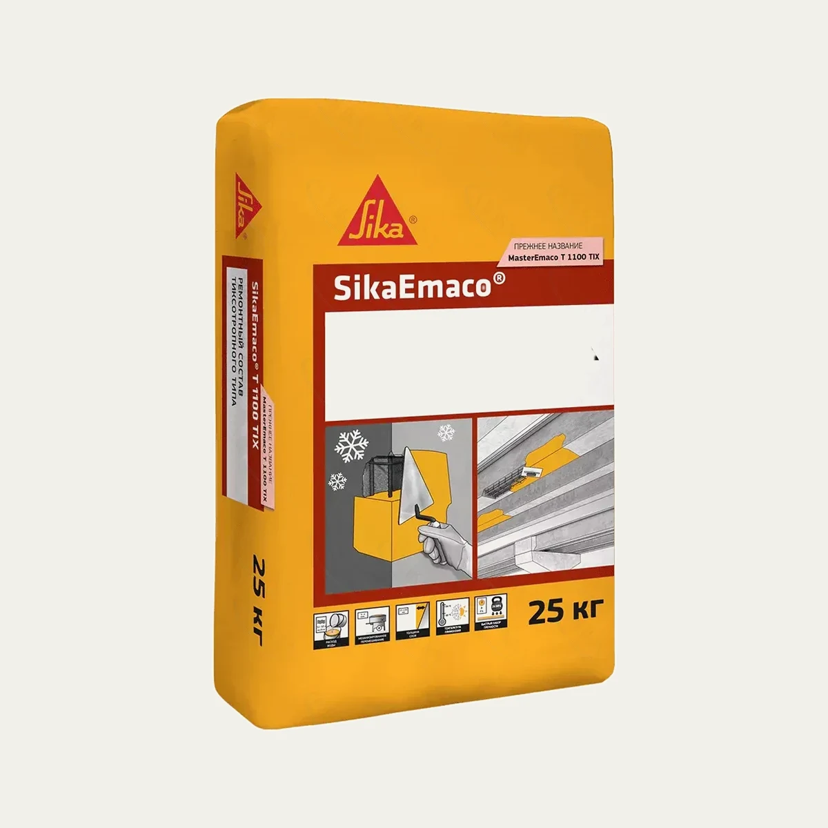 Ремонтная смесь SikaEmaco T 1100 TIX Ремонтная смесь SikaEmaco T 1100 TIX