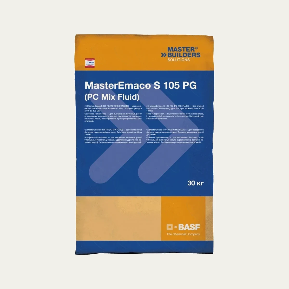 Ремонтная смесь MasterEmaco S 105PG (PC Mix Fluid) Ремонтная смесь MasterEmaco S 105PG (PC Mix Fluid)